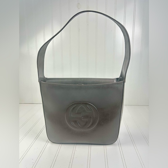 Gucci Dark Brown Leather Shoulder Bag - Picture 13 of 15